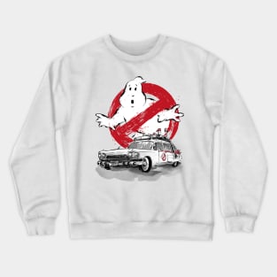 Ecto-1 sumi-e Crewneck Sweatshirt